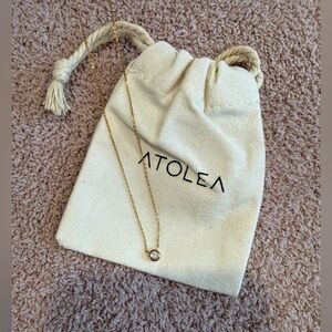 Atolea Gold Necklace with Pendant